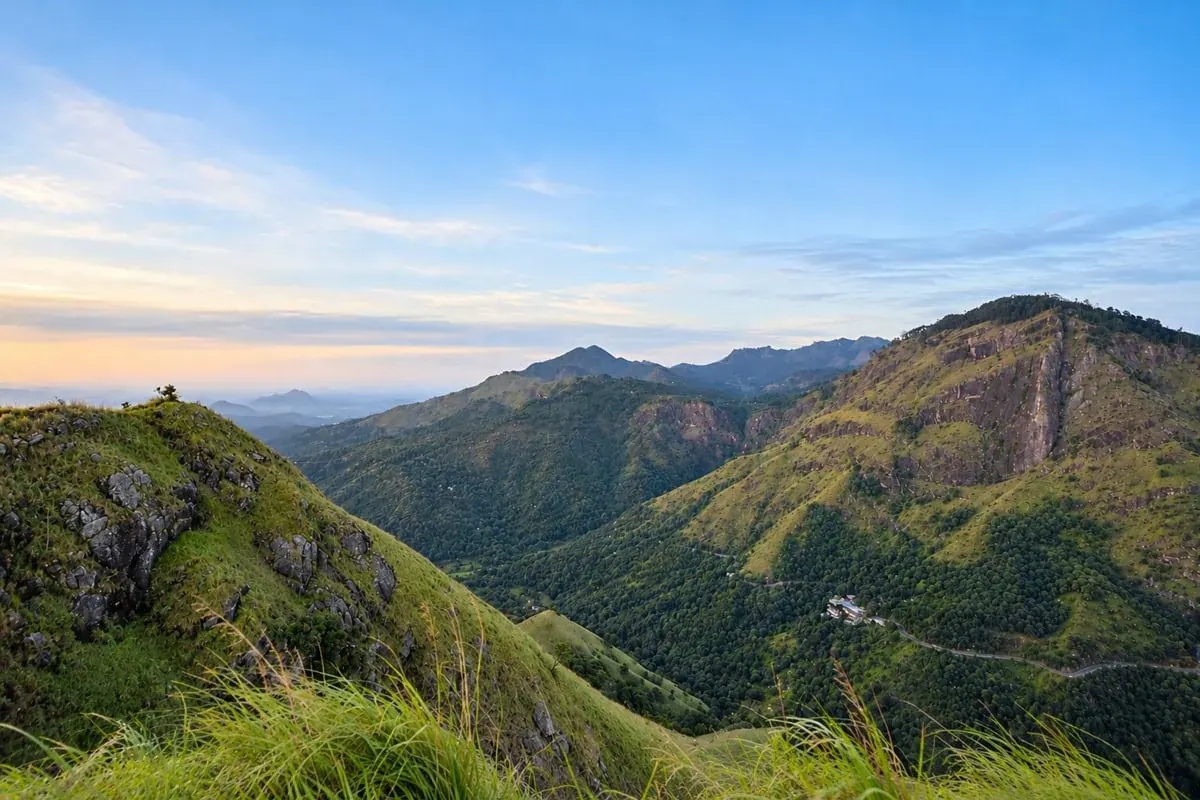 Sri Lanka hill country landscape